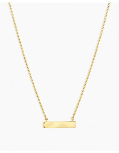 Bespoke Plate Necklace (gold) est présent 