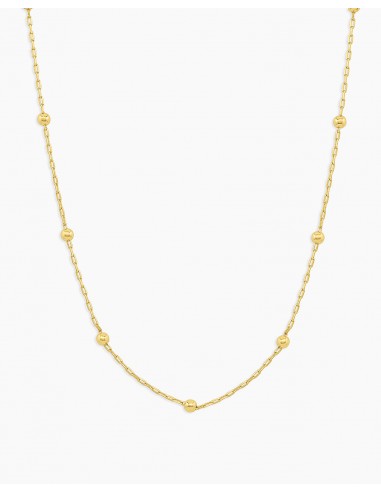 Newport Chain Necklace brillant des détails fins