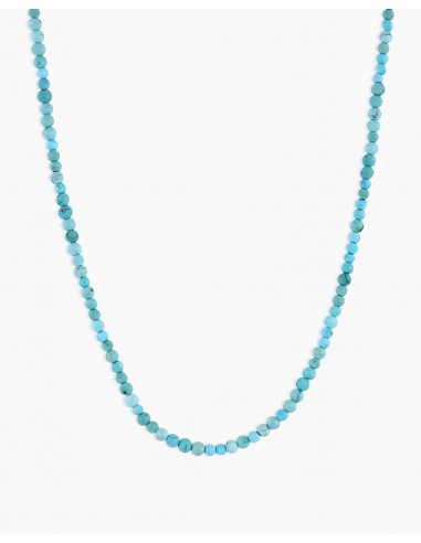 14k Gold Mini Turquoise Necklace offre 