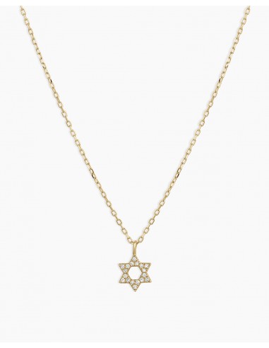 Diamond Star of David Necklace outlet