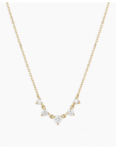 Elle Diamond Row Necklace 50-70% off 