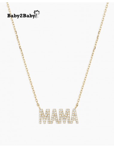 Diamond Pavé Mama Necklace pour bénéficier 