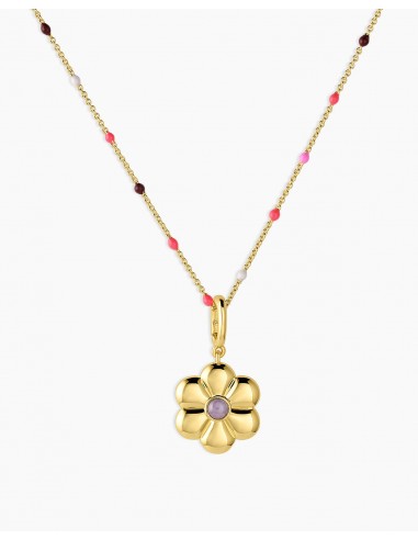 Flower Capri Necklace rembourrage situé sous