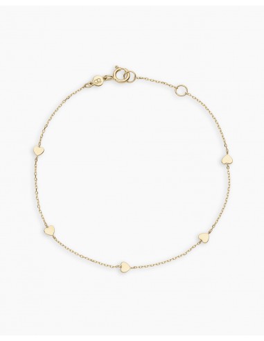 14k Gold Heart Bracelet vous aussi creer 