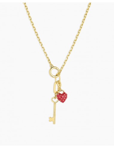 Asher Mini Key to My Heart Necklace Véritable concentré