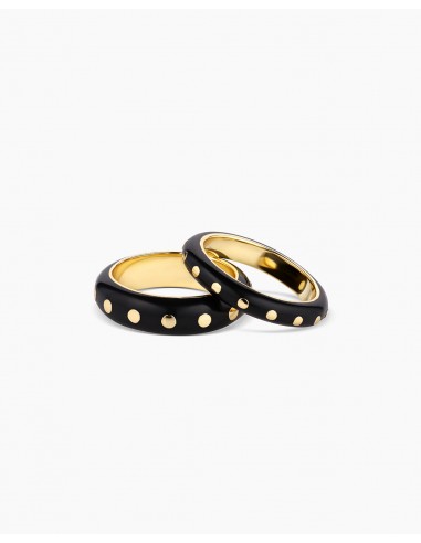 Asher Black Ring Set shop