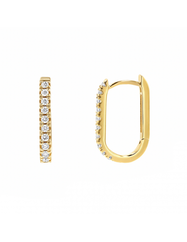 U-Hoop 14KT Gold & Diamond paiement sécurisé