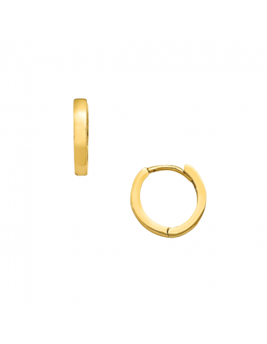 14kt GOLD HINGED HUGGIES Comparez plus de prix