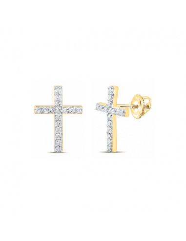 Diamond Sainte Cross Studs livraison gratuite