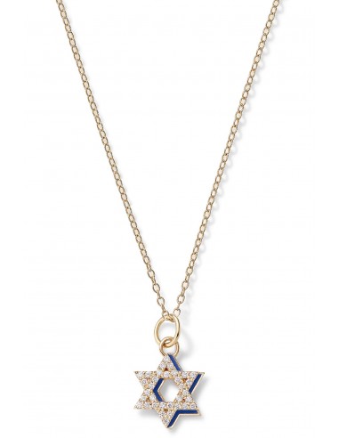 Diamond Star of David with Enamel Shadow Necklace 2024