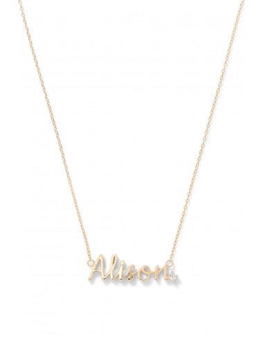 Custom Word Necklace ouvre sa boutique