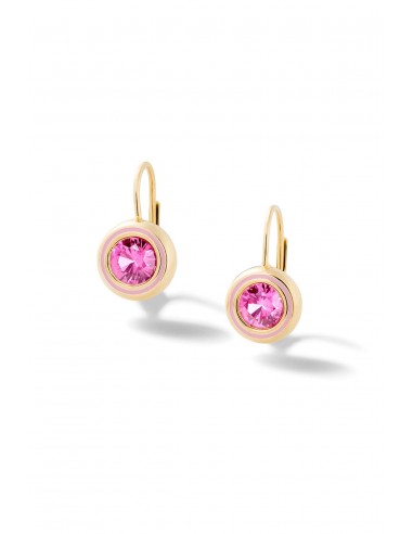 Madison Round Bezel Drop Earrings outlet