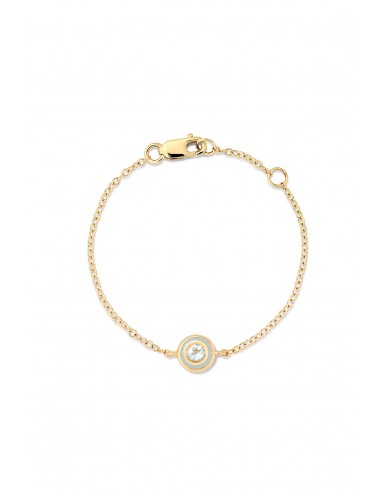 Birthstone Bezel Baby Bracelet Les êtres humains sont 