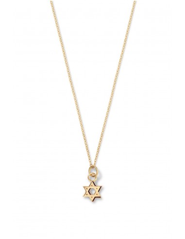 Mini Star of David Shadow Necklace solde