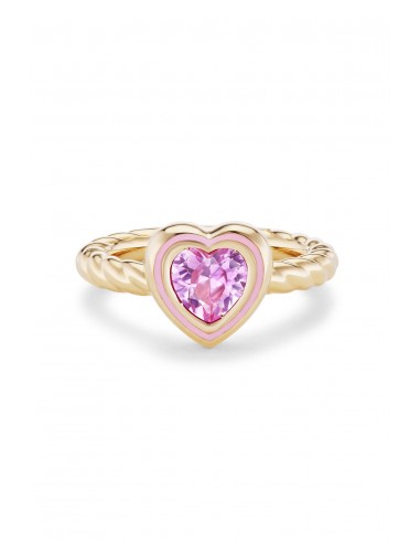 Madison Heart Bezel Stack Ring chez Cornerstreet bien 