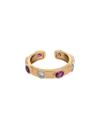 Colette Red Adjustable Ring s'inspire de l'anatomie humaine