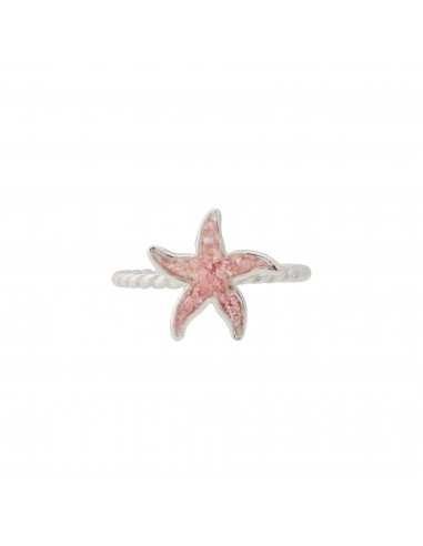 Friends ~ Starfish (Small) Braided Band Ring les ctes