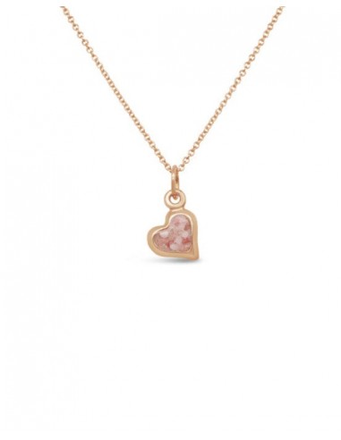 Splash ~ Heart (Small) Pendant in Gold pas cher 