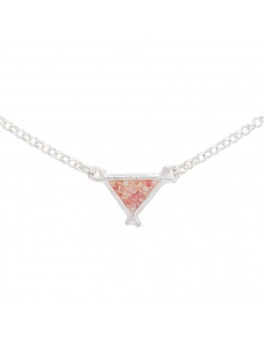 Splash ~ Triangle (Small) Inline Necklace pas cher