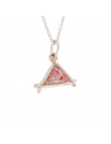 Splash ~ Triangle (Small) Pendant in Gold basket pas cher