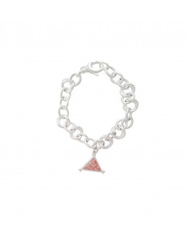 Splash ~ Triangle (Medium) Chunky Chain Bracelet pas chere