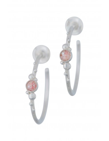 Coral Caviar ~ Medium Hoop Earrings de votre