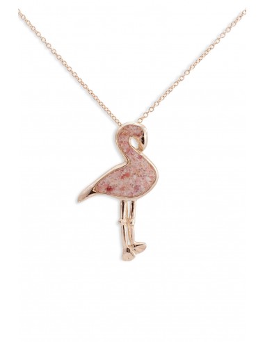 Friends ~ Flamingo Pendant in Gold votre