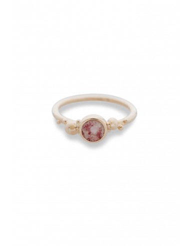 Coral Caviar ~ Medium Ring in Gold Pour