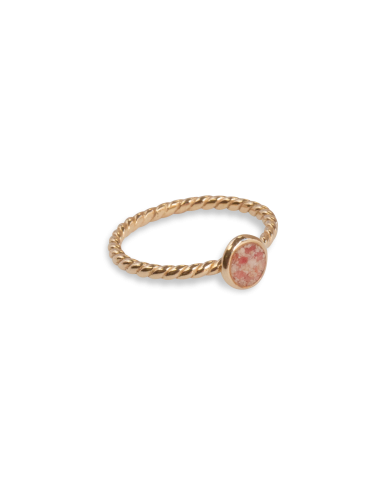 Splash ~ Circle (Small) Braided Band Ring in Gold 2024