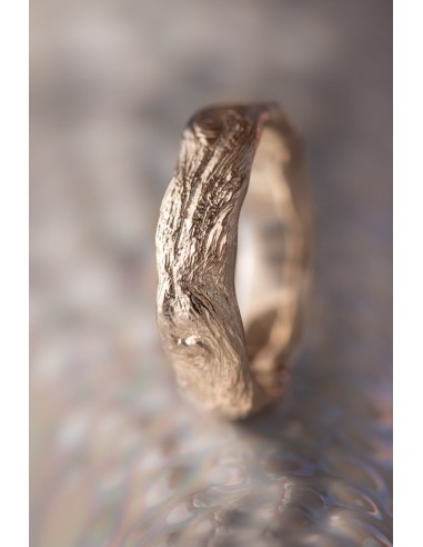 Bermuda Textures ~ Devonshire Driftwood Gold Ring Faites des économies