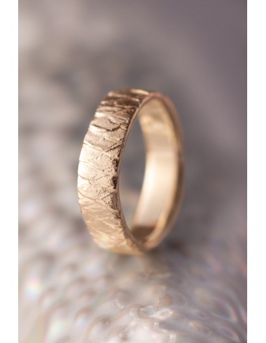 Bermuda Textures ~ Fish Scale Gold Ring 2023