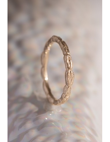 Signature Bands ~ Coral Small Gold Ring Venez acheter