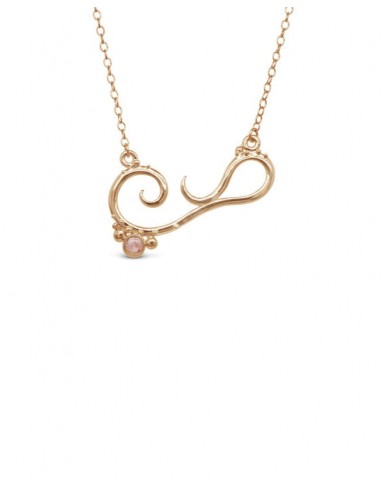 Bermuda ~ Medium Inline Necklace in Gold Voir les baskets