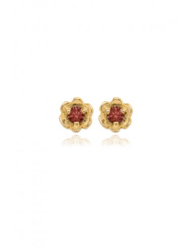 Barnacles ~ 2.5mm Gold Birthstone Stud Earrings france