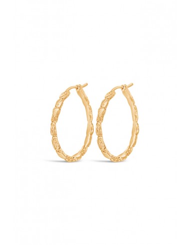 Hoops ~ Coral Large in Gold une grave pollution 