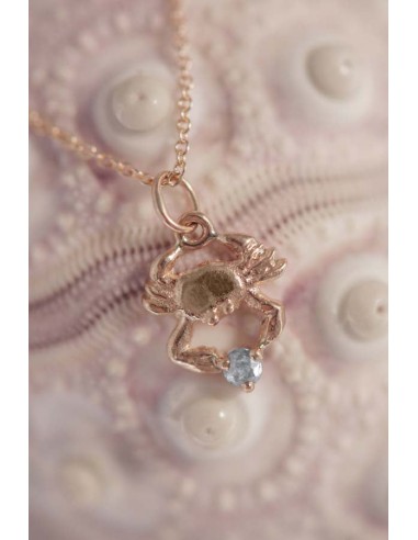 Sargasso ~ Crab Diamond Pendant in Gold Profitez des Offres !