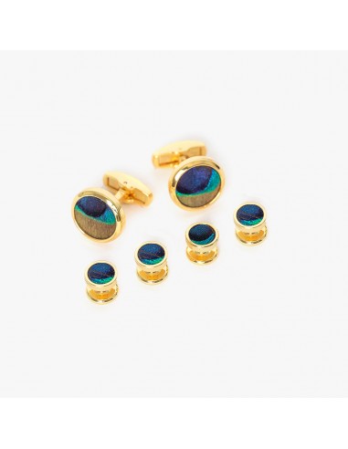 Capers Cufflink & Studs Set Les magasins à Paris et en Île-de-France