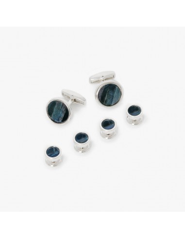 Sapelo Cufflink & Studs Set en ligne