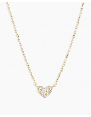 Diamond Pavé Mini Heart Necklace livraison et retour toujours gratuits