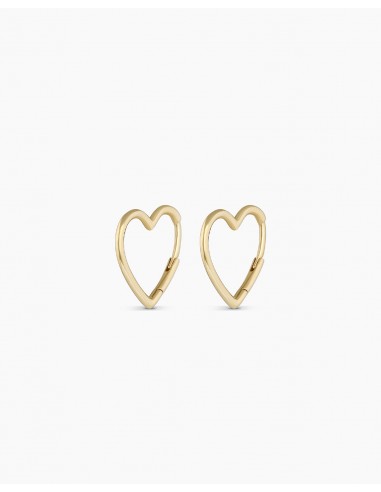 14k Gold Open Heart Huggies s'inspire de l'anatomie humaine