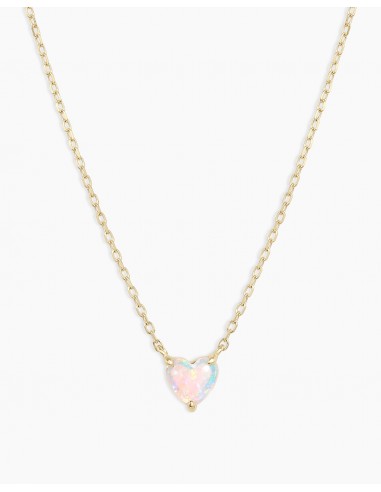 Opal Heart Necklace solde