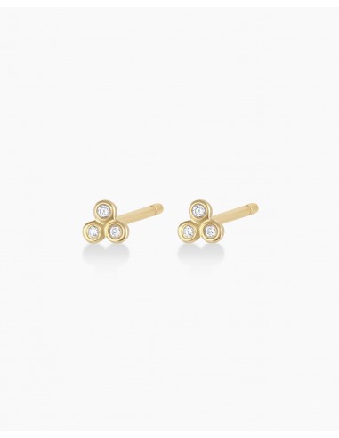 Classic Diamond Trio Studs Livraison rapide