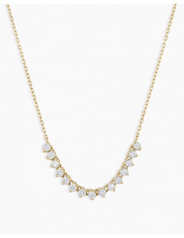 Diamond Cluster Row Necklace paiement sécurisé